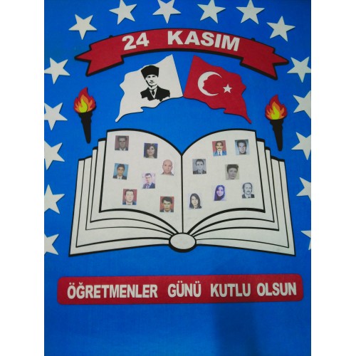 24 Kasım Öğretmenler Günü Temalı Keçe Okul Panosu…