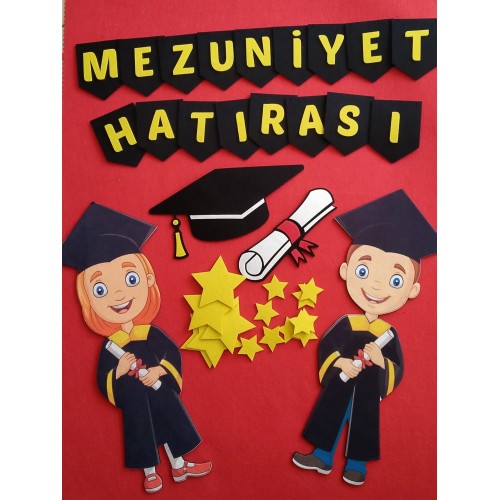 Keçe Mezuniyet Hatırası Pano…