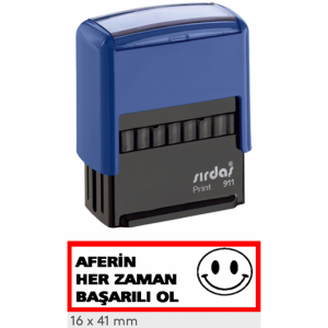 Aferin Her Zaman Başarılı Ol Öğretmen Kaşesi