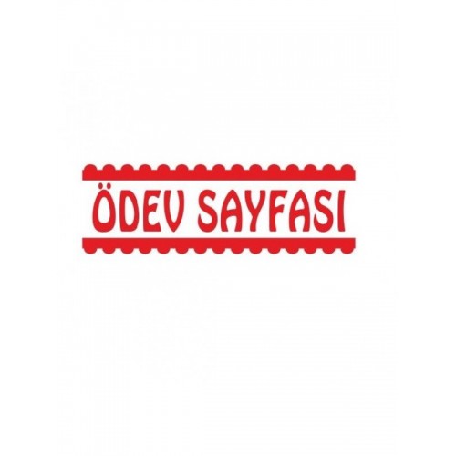 Ödev Sayfası Öğretmen Kaşesi …