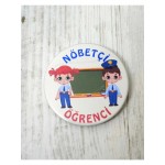 Nöbetçi Öğrenci Metal Rozeti