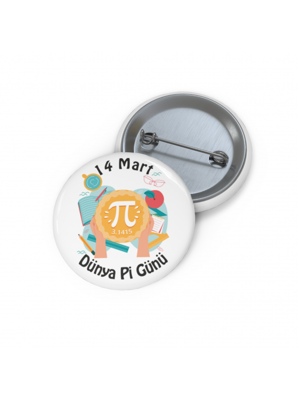 Pi Günü Metal Rozet…
