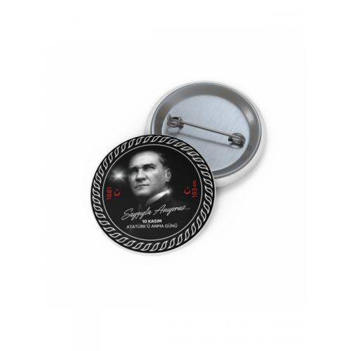10 Kasım Metal Rozet (Model 2)…