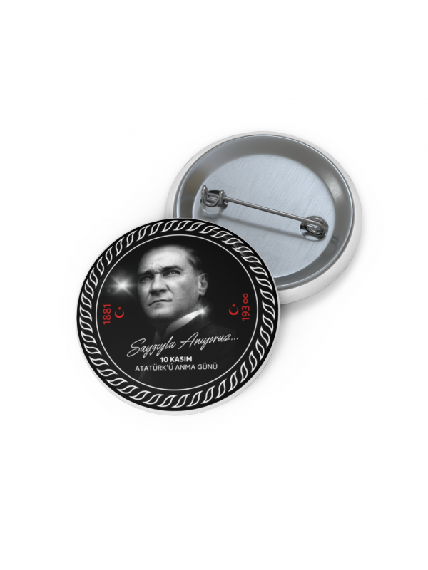 10 Kasım Metal Rozet (Model 2)…