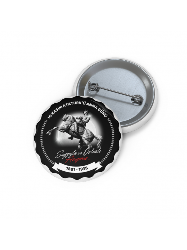 10 Kasım Metal Rozet (Model 4)…