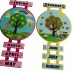 Four Seasons İngilizce Keçe Sınıf Panosu