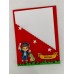 İsimli Keçe Karne Kılıfı - 32x24 cm - Ayıcık ve Dinazorlu - Mezuniyet Tema
