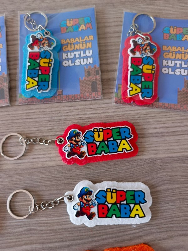 Süper Baba Keçe Anahtarlık&hellip;