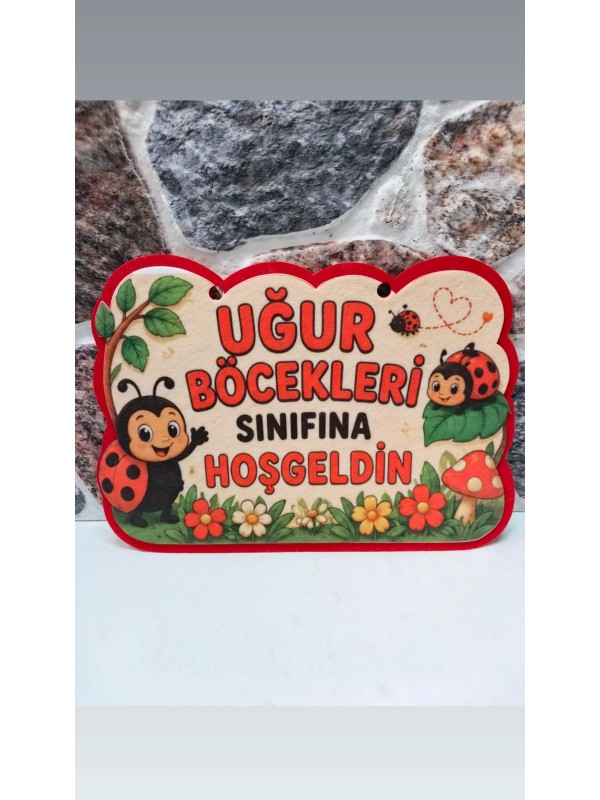 Sınıf Kapı Süsleri - Renkli Baskılı Çift Katman Kalın Keçe… Sınıf Kapı Süsleri - Renkli Baskılı Çift Katman Kalın Keçe…