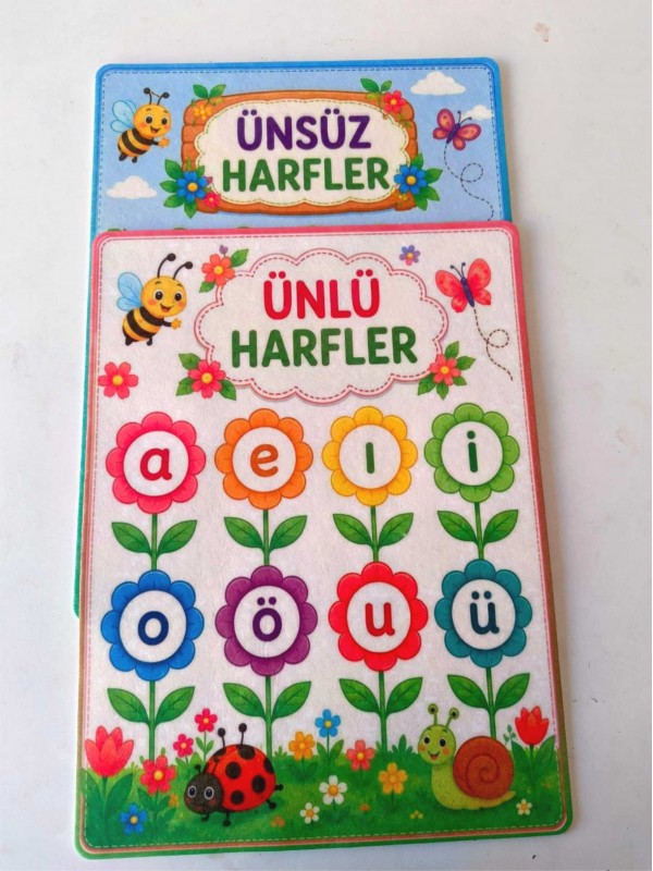 Keçe Ünlü ve Ünsüz Harfler Panosu… Keçe Ünlü ve Ünsüz Harfler Panosu…
