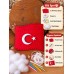 Dalgalanan Türk Bayrağı Keçe Dikiş Seti